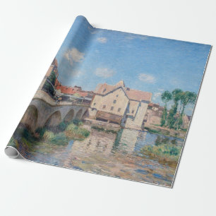 Papier Cadeau Alfred Sisley - Le Pont de Moret