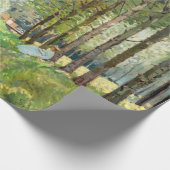 Papier Cadeau Alfred Sisley - Reposez le long du ruisseau (Coin)