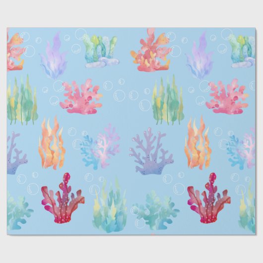 Papier Cadeau Algues (Plat)