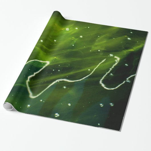Papier Cadeau Algues vertes et eau wpcna (Déroulé)