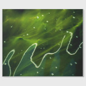Papier Cadeau Algues vertes et eau wpcnm (Plat)