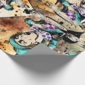 Papier Cadeau Alice au pays des merveilles (Coin)