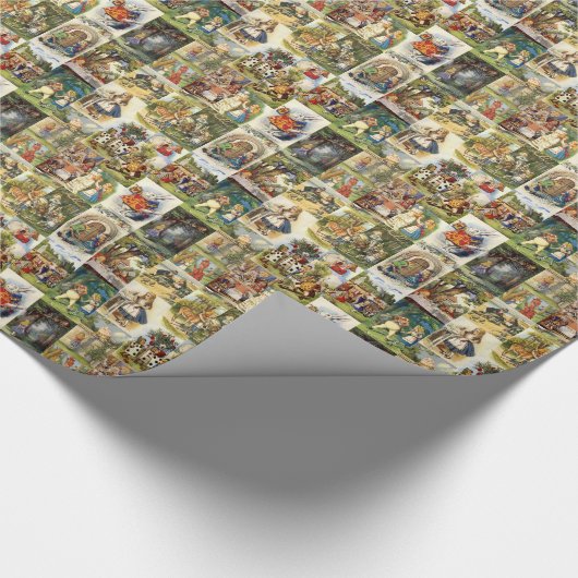 Papier Cadeau Alice au pays des merveilles (Coin)