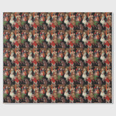 Papier Cadeau Alice au pays des merveilles avec des amis Illustr (Plat)