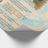 Papier Cadeau Alice au pays des merveilles Cheshire Cat Mad (Coin)