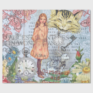 Papier Cadeau Alice au pays des merveilles Classique Cheshire Ra