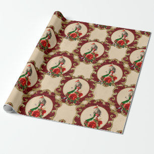 Papier Cadeau Alice au pays des merveilles de Noël