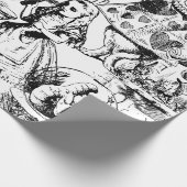 Papier Cadeau Alice au pays des merveilles Papier à enveloppemen (Coin)