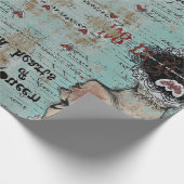 Papier Cadeau Alice au pays des merveilles reine des coeurs (Coin)