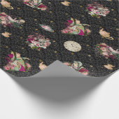 Papier Cadeau Alice en caractères du pays des merveilles sur le (Coin)