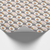 Papier Cadeau Alice en rouge blanc d'anniversaire de lapin du (Coin)