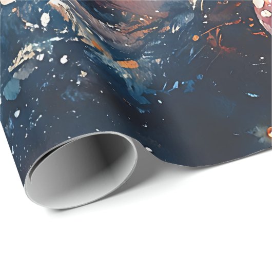 Papier Cadeau Alice in Wonderland Decoupage (Coin rond)