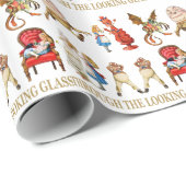 Papier Cadeau Alice par le psyché (Coin rond)