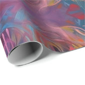 Papier Cadeau Alice psychédélique au pays des merveilles Thème F (Coin rond)