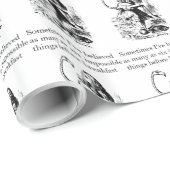 Papier Cadeau Alice, Six Choses Impossible (Coin rond)