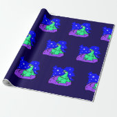 Papier Cadeau Alien (Déroulé)