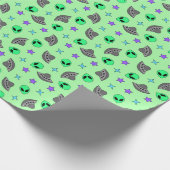 Papier Cadeau Alien (Coin)