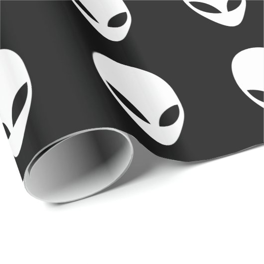 Papier Cadeau Alien (Coin rond)