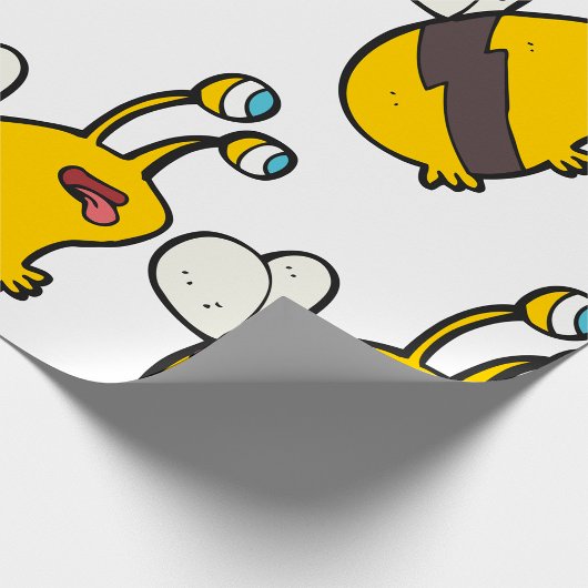 Papier Cadeau Alien Bee