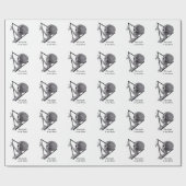 Papier Cadeau Alien gris, la vérité est là (Plat)