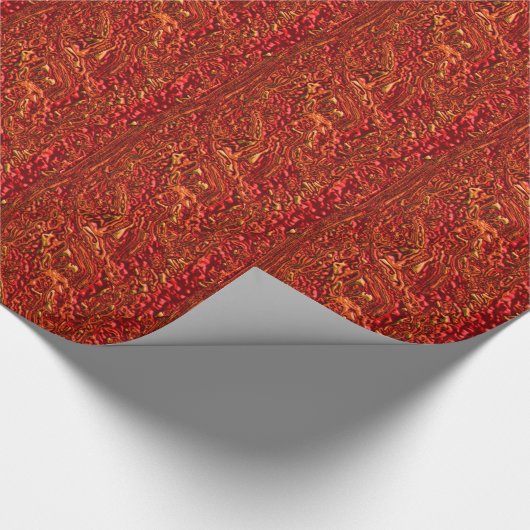 Papier Cadeau Alien Orange (Bubbling Lava) (Coin)