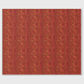 Papier Cadeau Alien Orange (Bubbling Lava) (Plat)
