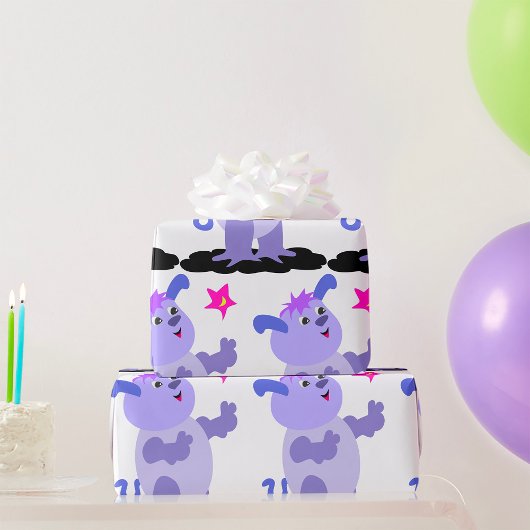 Papier Cadeau Alien Pansu