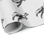 Papier Cadeau Alien UFO Thunder_Cove (Coin rond)