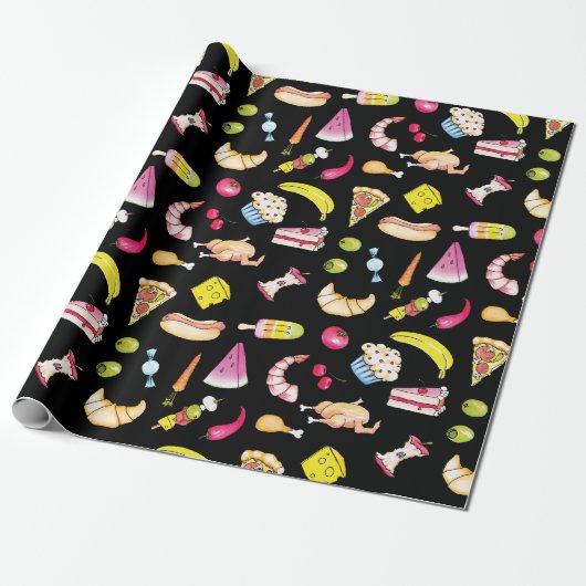 Papier Cadeau Alimentation (Déroulé)