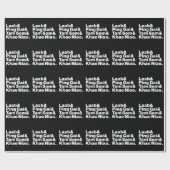 Papier Cadeau Alimentation de la rue laotienne (Plat)