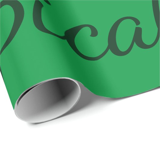 Papier Cadeau Alimentation en ananas Vibes tropicales Vibes oran (Coin rond)