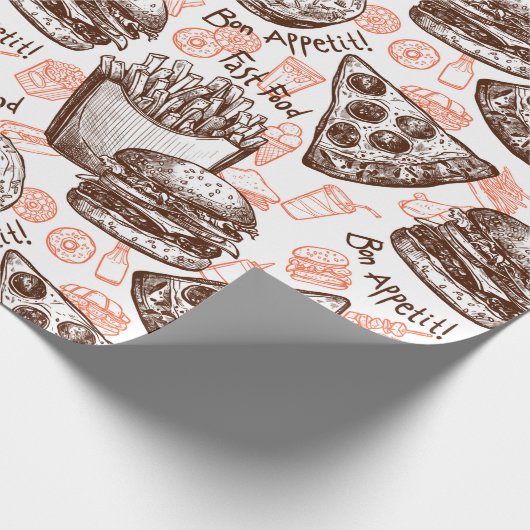 Papier Cadeau Alimentation indésirable (Coin)