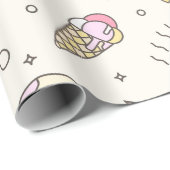 Papier Cadeau Alimentation indésirable (Coin rond)