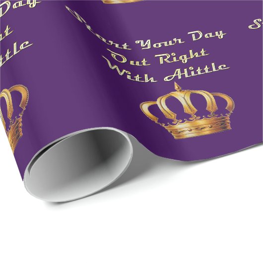Papier Cadeau Alittle Crown (Coin rond)