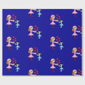 Papier Cadeau All Children Need Love: Dark Blue (Plat)