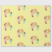 Papier Cadeau All Children Need Love:  Light Yellow (Plat)