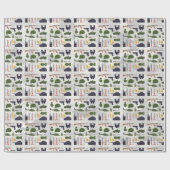 Papier Cadeau All-Over Military Gear Wrapping Paper (Plat)