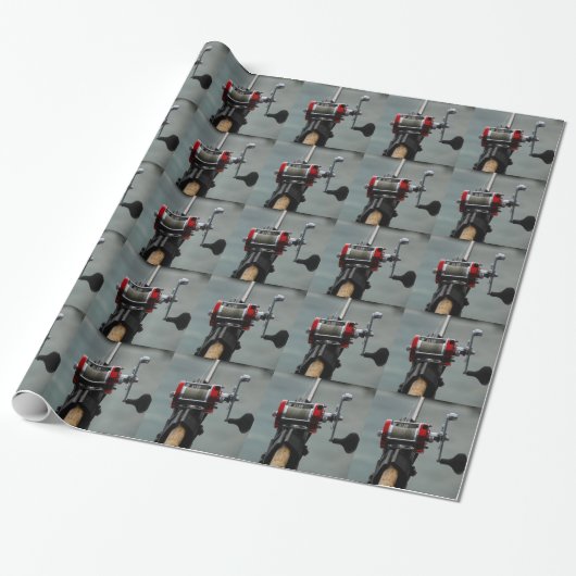 Papier Cadeau Allé Pêcher (Déroulé)