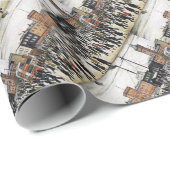 Papier Cadeau aller lowry à la stylique (Coin rond)