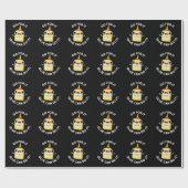 Papier Cadeau Aller Pour It Colle Peut Le Faire Drôle Colle Pun (Plat)