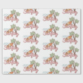 Papier Cadeau Allez surfer Motif du Surf d'été (Plat)