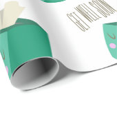 Papier Cadeau  Allez-y bientôt (Coin rond)