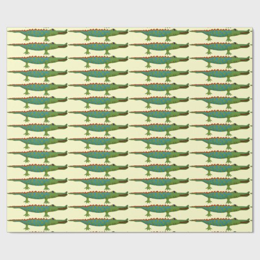 Papier Cadeau Alligator (Plat)
