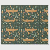 Papier Cadeau Alligator/Crocodile (Plat)