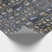 Papier Cadeau Alligator Crocodile Reptile Motif Peau (Coin)