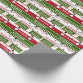 Papier Cadeau Allons à Brandon Noël (Coin)