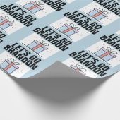 Papier Cadeau ALLONS BRANDON BANTHDAY Wrapping Paper. (Coin)