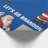 Papier Cadeau ALLONS BRANDON CHRISTMAS PÈRE NOËL Wrapping Paper. (Coin)