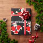 Papier Cadeau ALLONS BRANDON CHRISTMAS PÈRE NOËL Wrapping Paper.<br><div class="desc">ALLONS BRANDON CHRISTMAS WRAPPING PAPER</div>