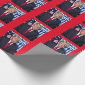 PAPIER CADEAU ALLONS BRANDON DONALD TRUMP NOËL (Coin)